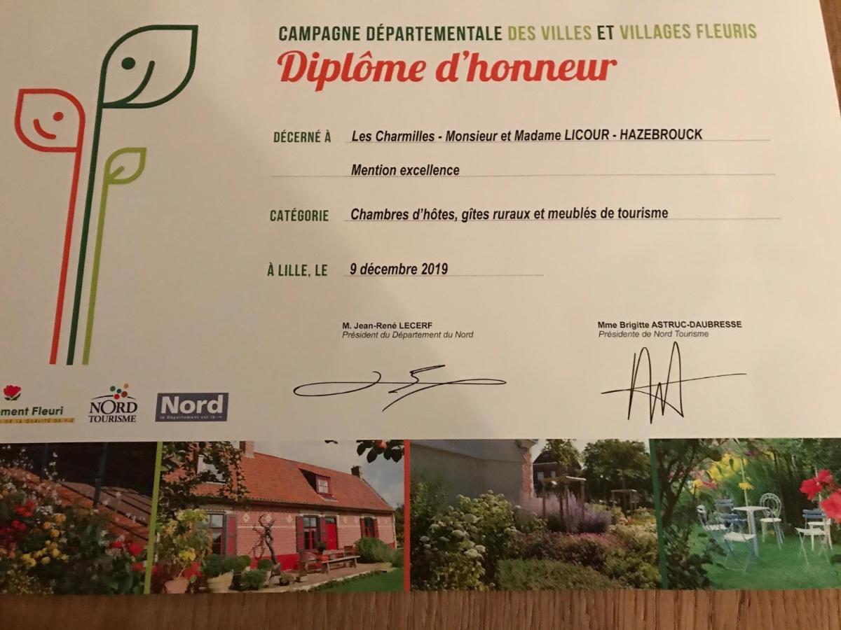 Bed and Breakfast Les Charmilles Hazebrouck Exterior foto